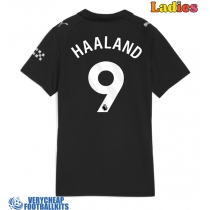 Manchester City Erling Haaland #9 Replica Away Shirt Ladies 2025-26 Short Sleeve